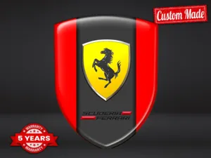Ferrari Große Autosticker Robust Hochwertig Professionell